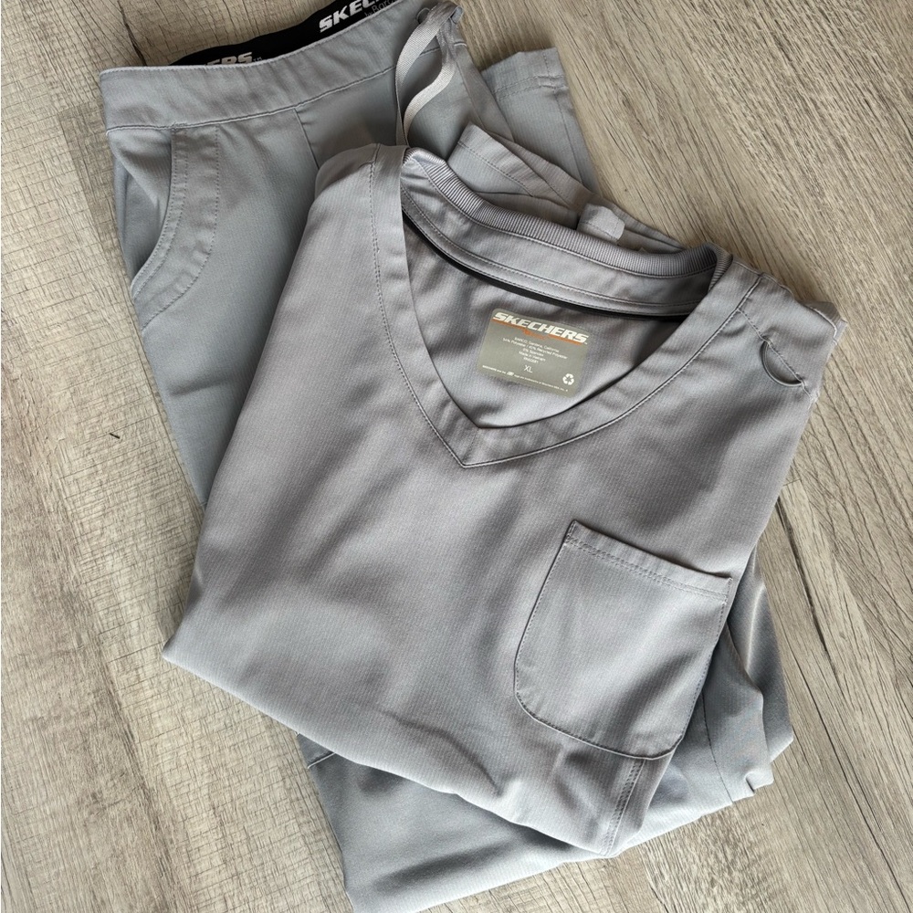 Skechers Light Gray Medical Uniform